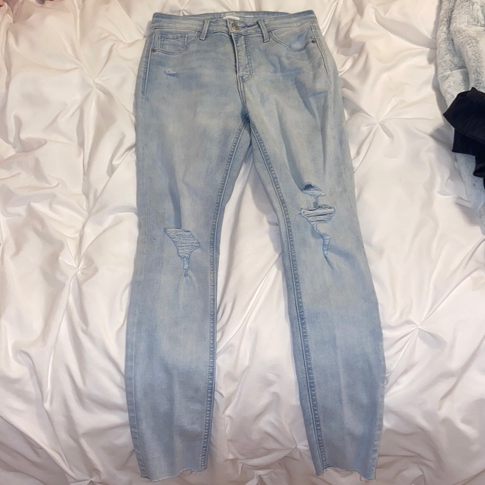 rockstar super skinny high rise jeans w secret slim pockets